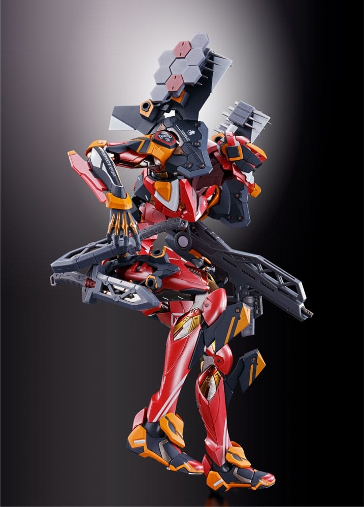 Production Model-02 avec lance de Cassius Metal Build par Bandai Tamashii Nations - figurine Evangelion de 22 cm