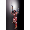 Production Model-02 avec lance de Cassius Metal Build par Bandai Tamashii Nations - figurine Evangelion de 22 cm