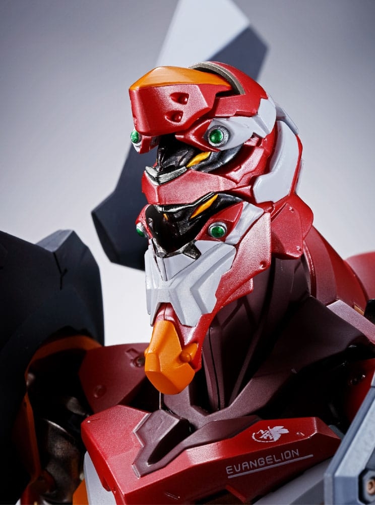 Production Model-02 avec lance de Cassius Metal Build par Bandai Tamashii Nations - figurine Evangelion de 22 cm