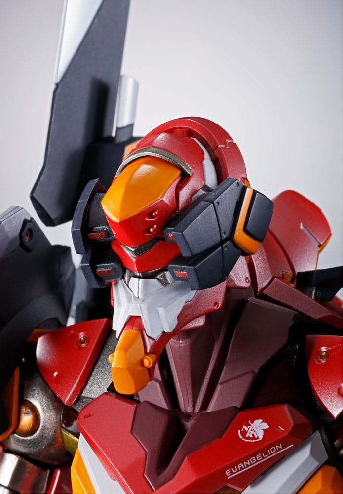 Production Model-02 avec lance de Cassius Metal Build par Bandai Tamashii Nations - figurine Evangelion de 22 cm