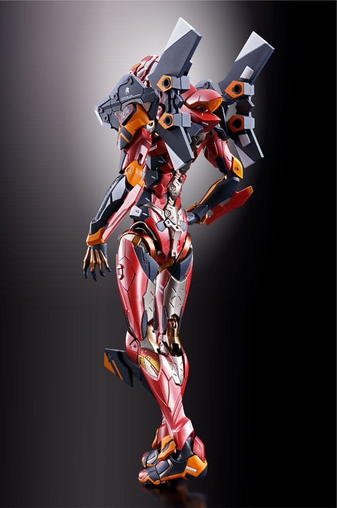 Production Model-02 avec lance de Cassius Metal Build par Bandai Tamashii Nations - figurine Evangelion de 22 cm
