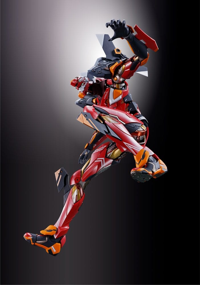 Production Model-02 avec lance de Cassius Metal Build par Bandai Tamashii Nations - figurine Evangelion de 22 cm