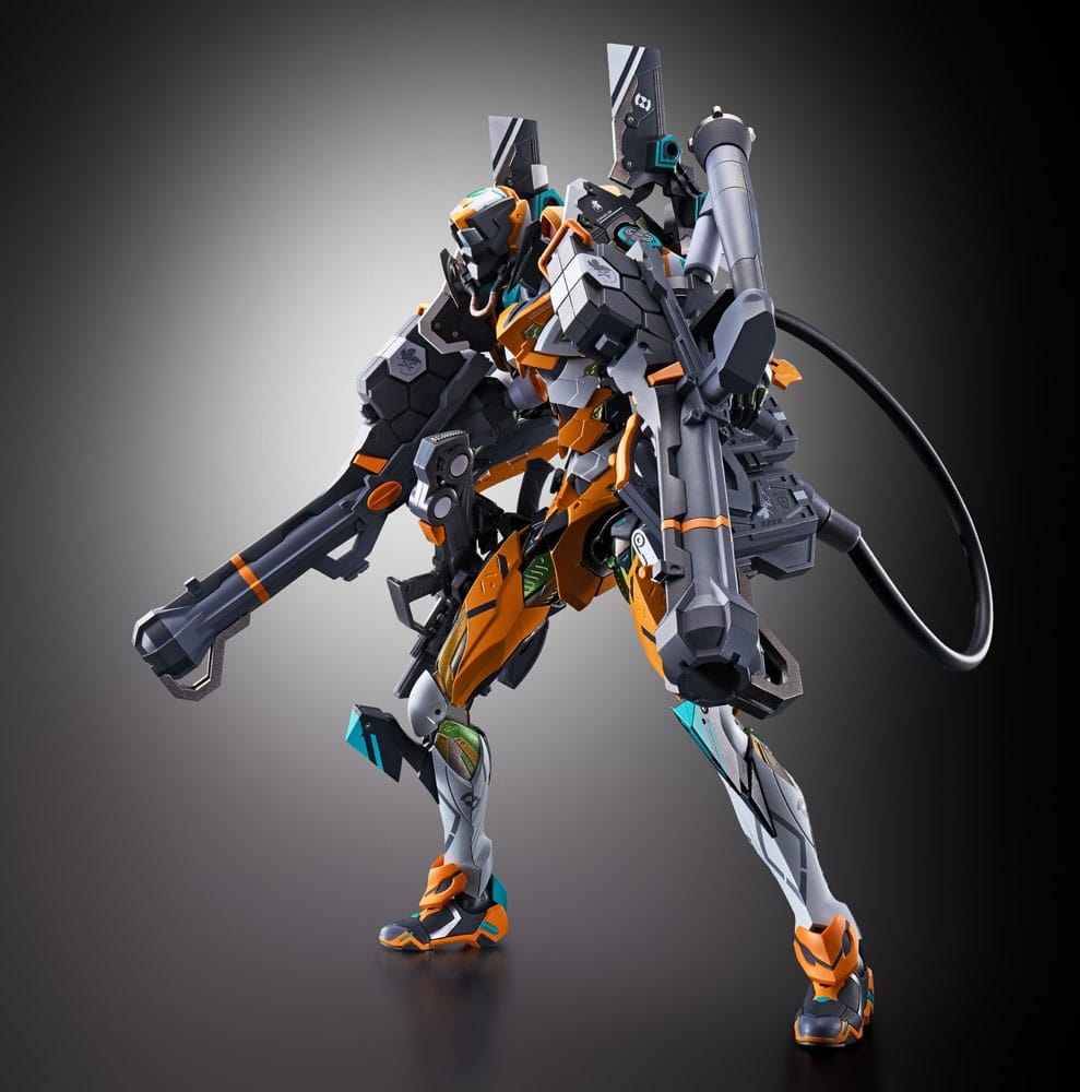 Proto Type-00/00 avec lance de Longinus Metal Build par Bandai Tamashii Nations - figurine Evangelion de 22 cm