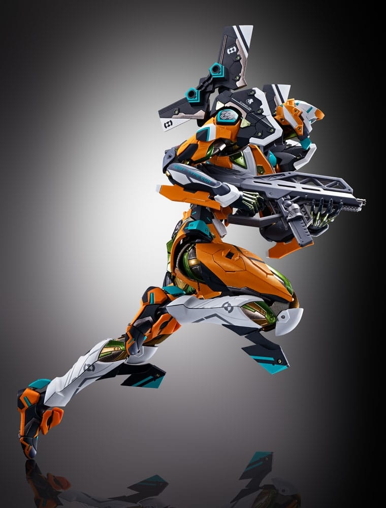 Proto Type-00/00 avec lance de Longinus Metal Build par Bandai Tamashii Nations - figurine Evangelion de 22 cm