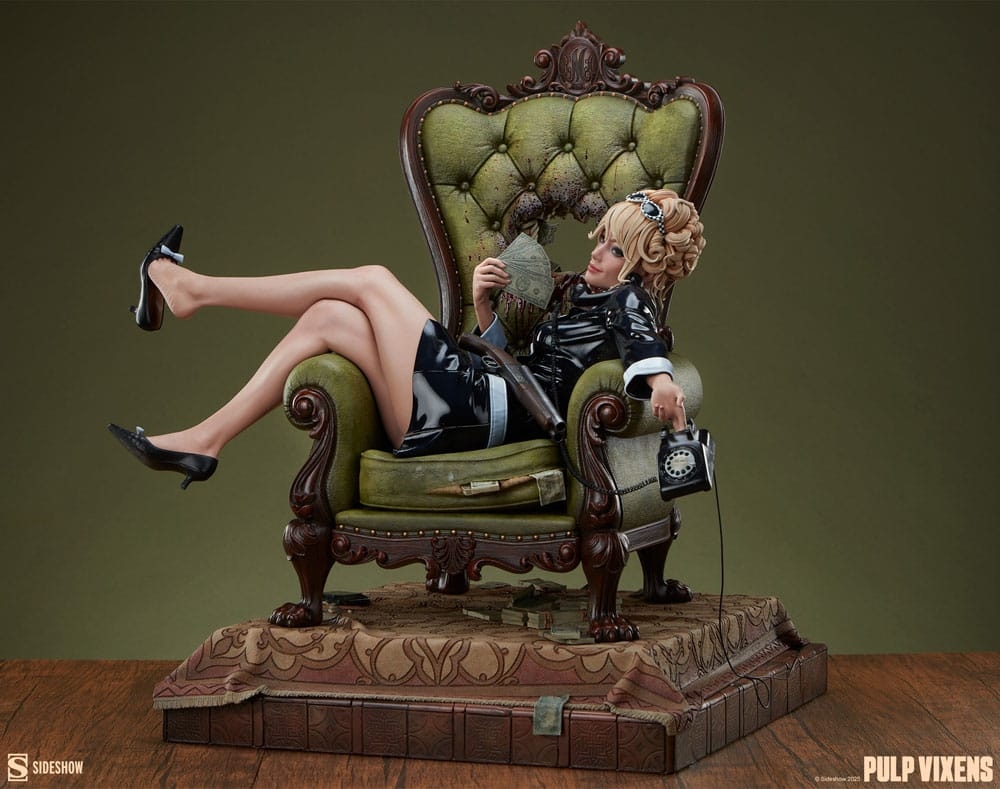 Eleanor Bridgeburn (Killer Return) Premium Format par Sideshow Collectibles - statue 1/4 Pulp Vixens de 46 cm