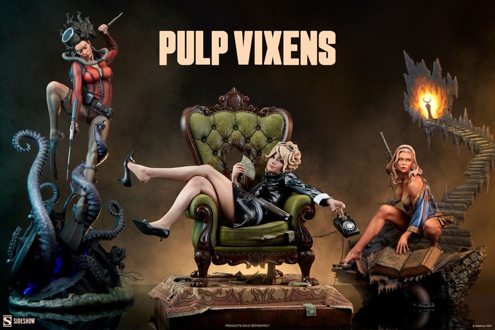 Eleanor Bridgeburn (Killer Return) Premium Format par Sideshow Collectibles - statue 1/4 Pulp Vixens de 46 cm