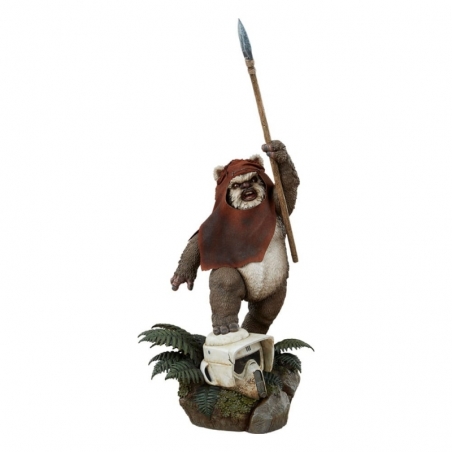 Wicket Premium Format par Sideshow Collectibles - statue 1/4 Star Wars : Le Retour Du Jedi de 46 cm