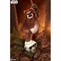 Wicket Premium Format par Sideshow Collectibles - statue 1/4 Star Wars : Le Retour Du Jedi de 46 cm