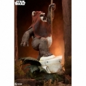 Wicket Premium Format par Sideshow Collectibles - statue 1/4 Star Wars : Le Retour Du Jedi de 46 cm
