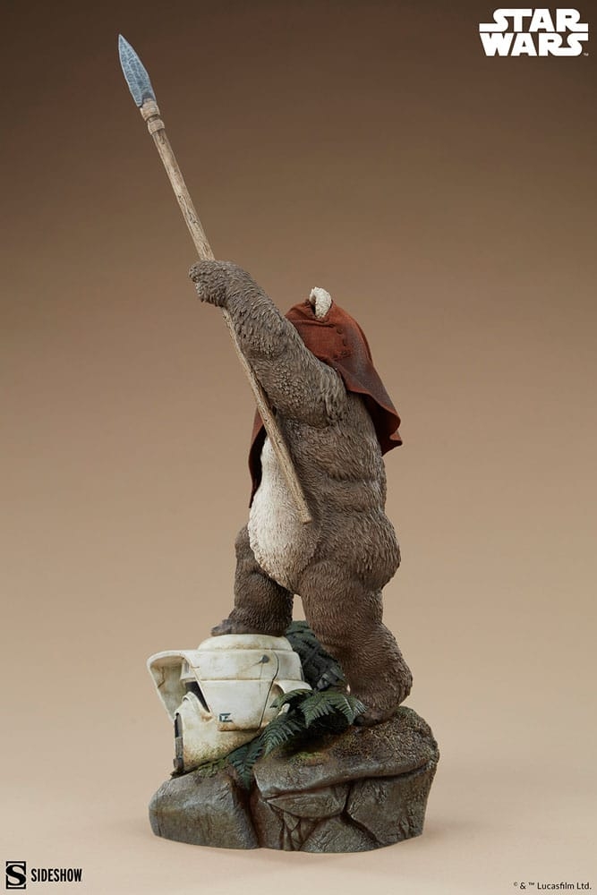 Wicket Premium Format par Sideshow Collectibles - statue 1/4 Star Wars : Le Retour Du Jedi de 46 cm