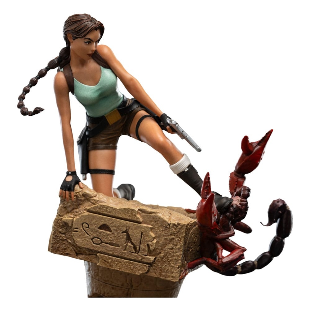Lara Croft (The Ruins Of Revelation) Miniature Statue par Weta - figurine Tomb Raider de 21 cm