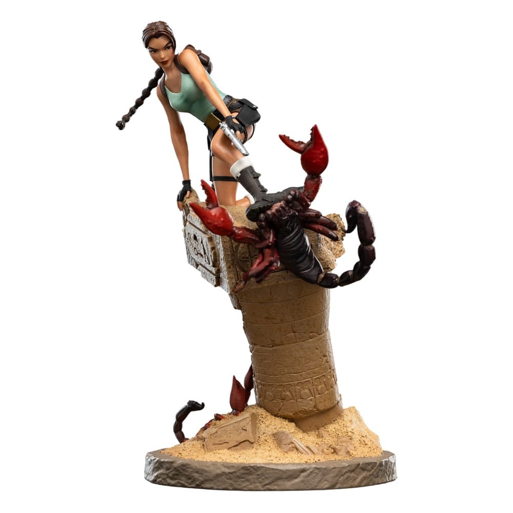 Lara Croft (The Ruins Of Revelation) Miniature Statue par Weta - figurine Tomb Raider de 21 cm