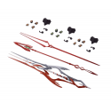 3 lances Evangelion 30th avec autre couleur Metal Build par Bandai Tamashii Nations - accessoire Evangelion de 40 cm