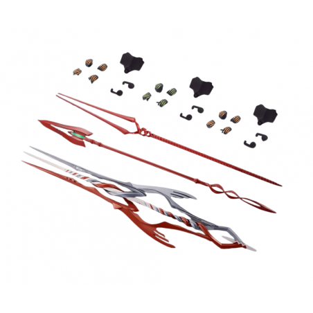 3 lances Evangelion 30th avec autre couleur Metal Build par Bandai Tamashii Nations - accessoire Evangelion de 40 cm