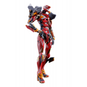 Production Model-02 avec lance de Cassius Metal Build par Bandai Tamashii Nations - figurine Evangelion de 22 cm