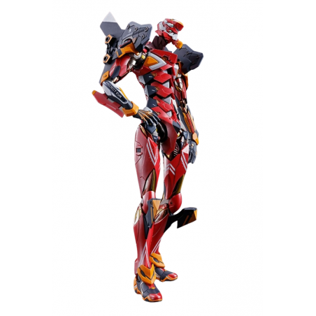 Production Model-02 avec lance de Cassius Metal Build par Bandai Tamashii Nations - figurine Evangelion de 22 cm