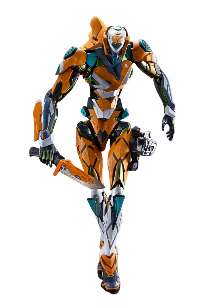 Proto Type-00/00 avec lance de Longinus Metal Build par Bandai Tamashii Nations - figurine Evangelion de 22 cm