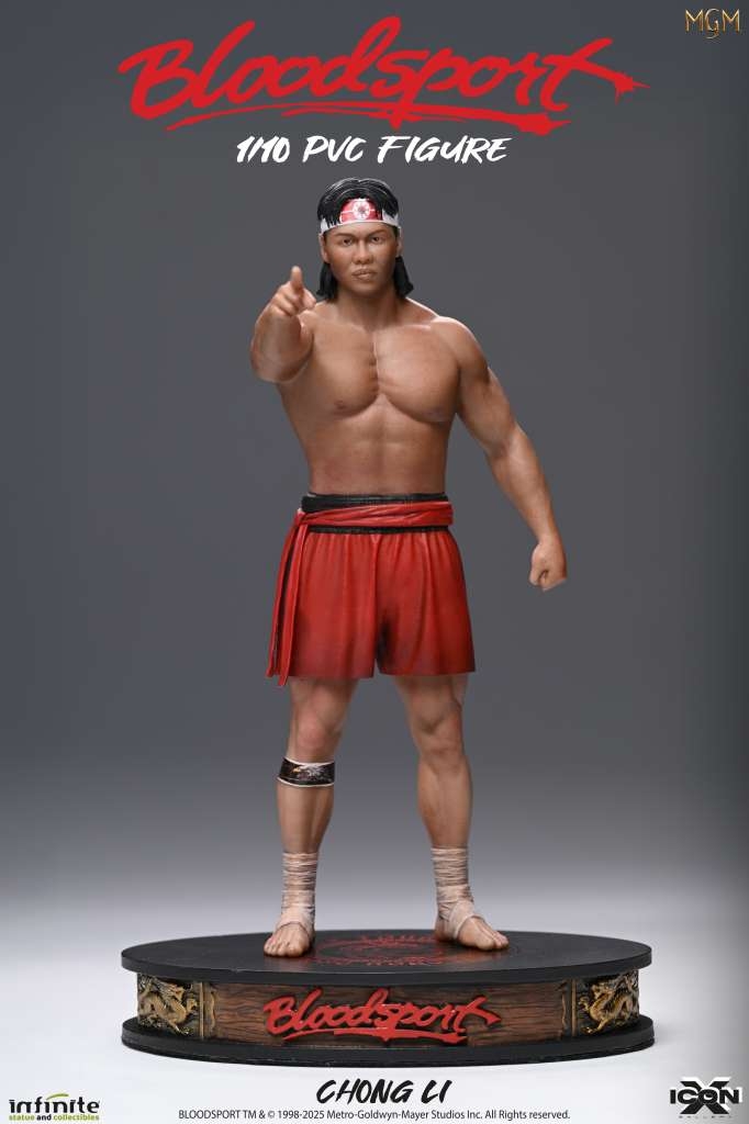 Chong Li Icon X par Infinite Statue - figurine 1/10 Bloodsport de 20 cm