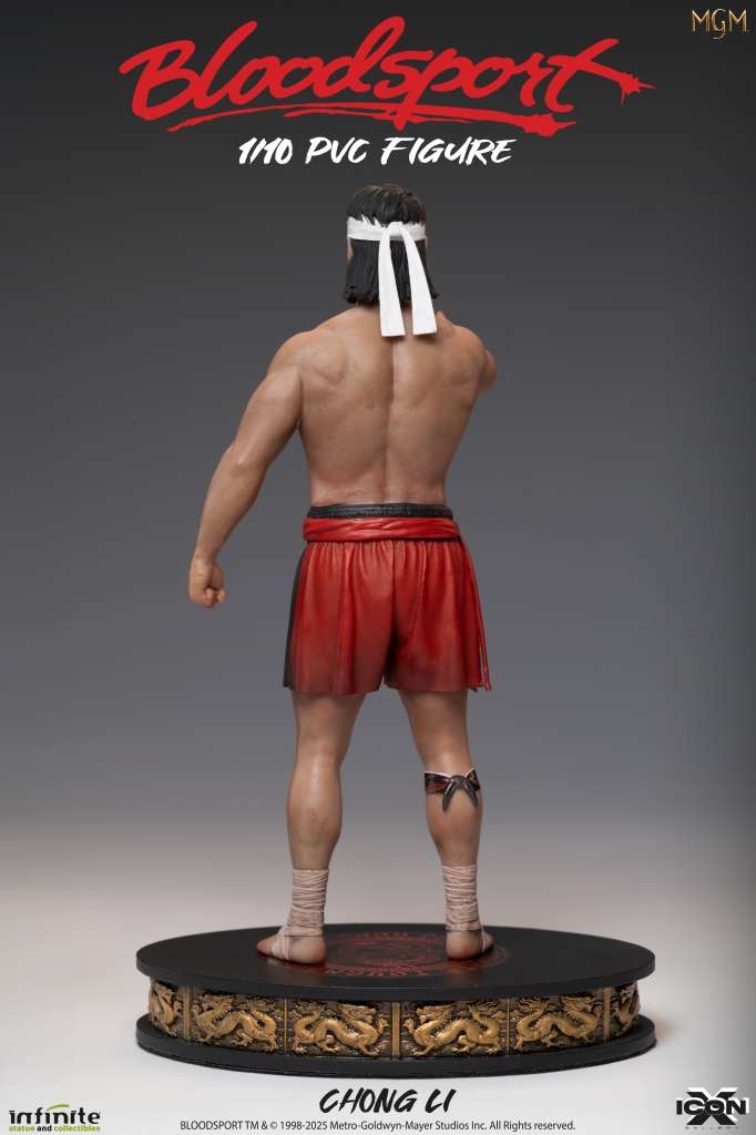 Chong Li Icon X par Infinite Statue - figurine 1/10 Bloodsport de 20 cm