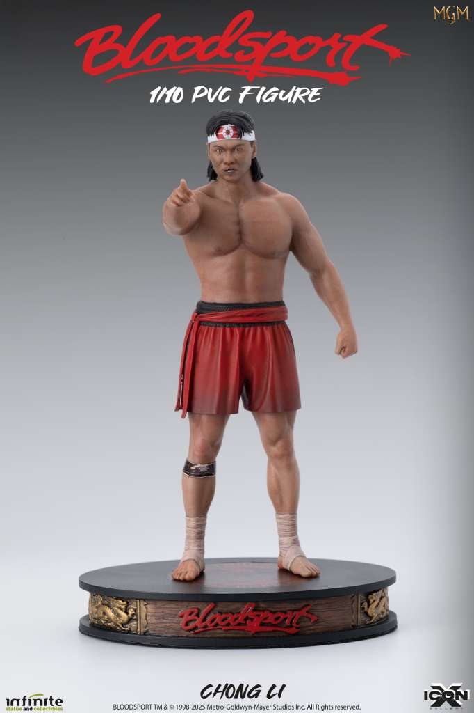 Chong Li Icon X par Infinite Statue - figurine 1/10 Bloodsport de 20 cm