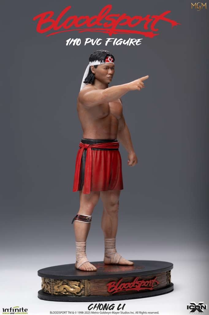 Chong Li Icon X par Infinite Statue - figurine 1/10 Bloodsport de 20 cm