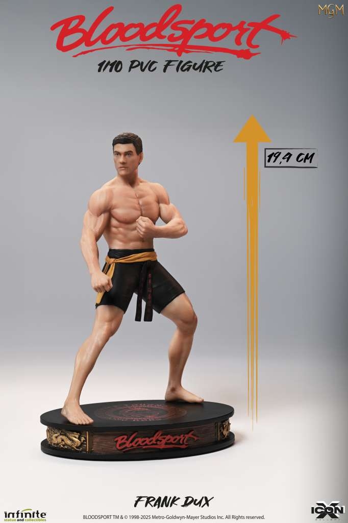 Frank Dux Icon X par Infinite Statue - figurine 1/10 Bloodsport de 20 cm