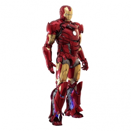 Iron Man Mark III (Armor Suit-Up Version) par Hot Toys - figurine 1/6 Iron Man de 32 cm - Reference MMS825D72
