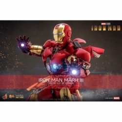 Iron Man Mark III (Armor Suit-Up Version) by Hot Toys - Iron Man 1/6 scale action figure - Reference MMS825D72