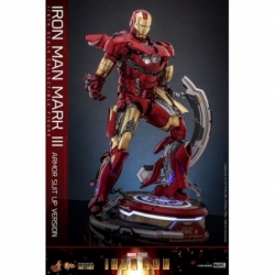 Iron Man Mark III (Armor Suit-Up Version) by Hot Toys - Iron Man 1/6 scale action figure - Reference MMS825D72