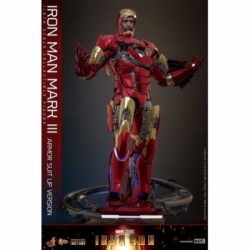 Iron Man Mark III (Armor Suit-Up Version) by Hot Toys - Iron Man 1/6 scale action figure - Reference MMS825D72