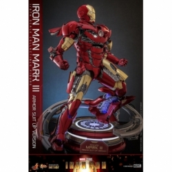 Iron Man Mark III (Armor Suit-Up Version) by Hot Toys - Iron Man 1/6 scale action figure - Reference MMS825D72