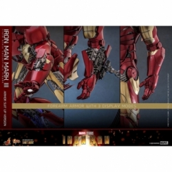 Iron Man Mark III (Armor Suit-Up Version) by Hot Toys - Iron Man 1/6 scale action figure - Reference MMS825D72