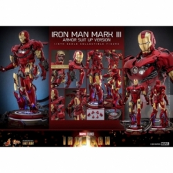 Iron Man Mark III (Armor Suit-Up Version) by Hot Toys - Iron Man 1/6 scale action figure - Reference MMS825D72
