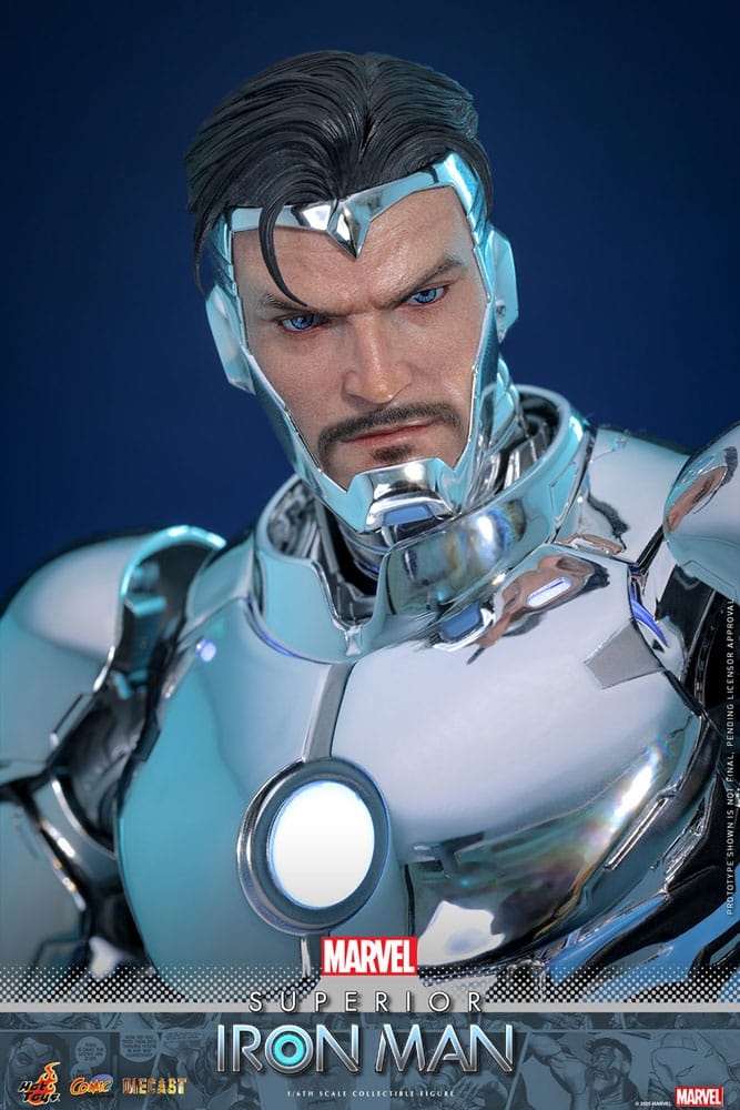 Superior Iron Man par Hot Toys - figurine 1/6 Marvel de 32 cm - Reference CMS026D73