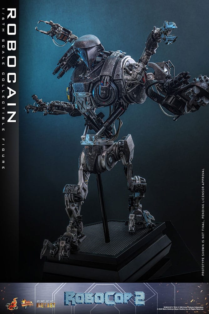 Robocain par Hot Toys - figurine 1/6 Robocop 2 de 40 cm - Reference MMS828D75