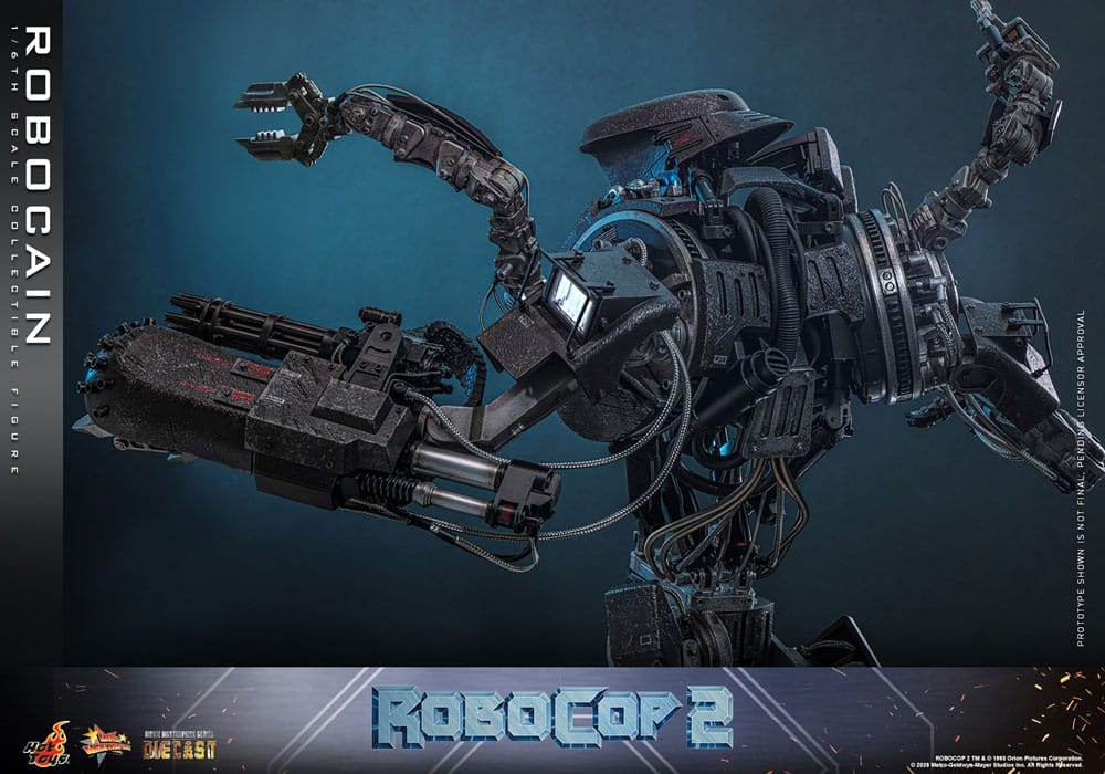 Robocain par Hot Toys - figurine 1/6 Robocop 2 de 40 cm - Reference MMS828D75
