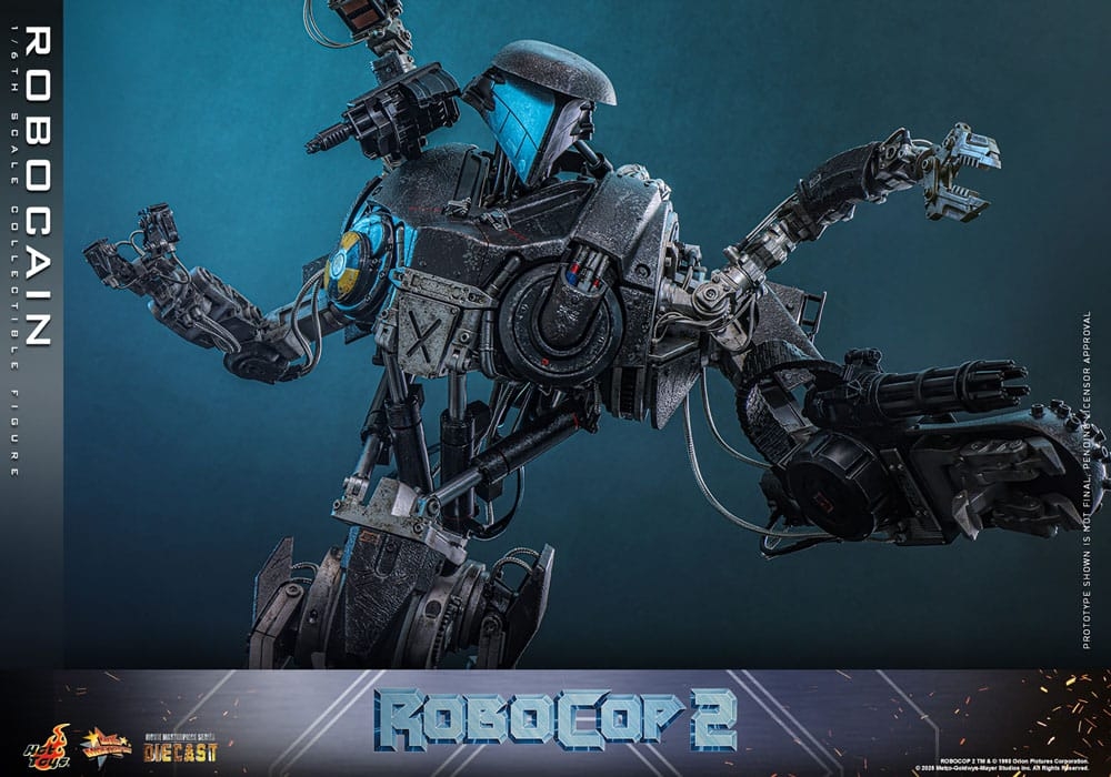 Robocain par Hot Toys - figurine 1/6 Robocop 2 de 40 cm - Reference MMS828D75