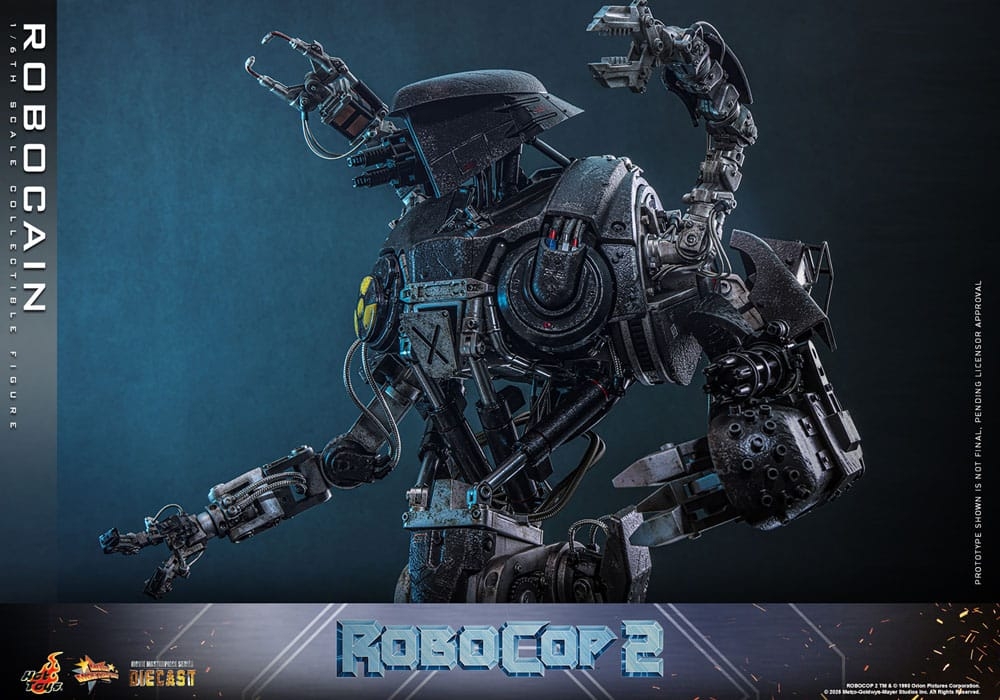 Robocain par Hot Toys - figurine 1/6 Robocop 2 de 40 cm - Reference MMS828D75