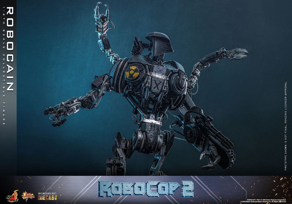 Robocain par Hot Toys - figurine 1/6 Robocop 2 de 40 cm - Reference MMS828D75