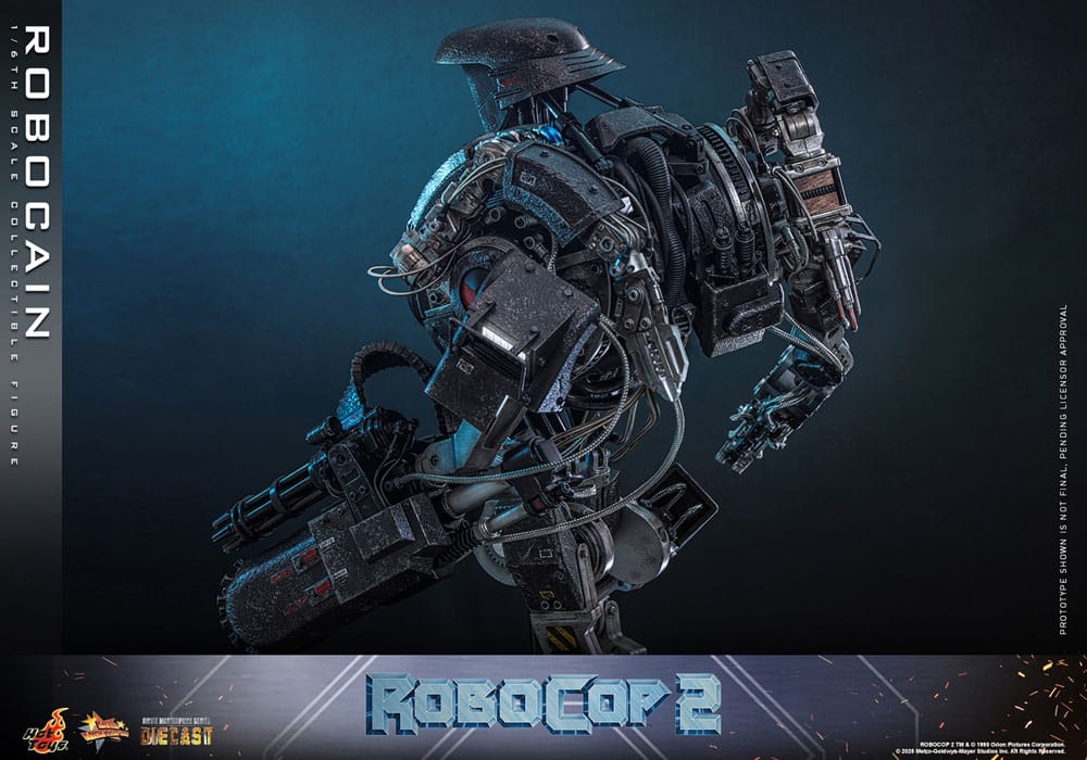 Robocain par Hot Toys - figurine 1/6 Robocop 2 de 40 cm - Reference MMS828D75