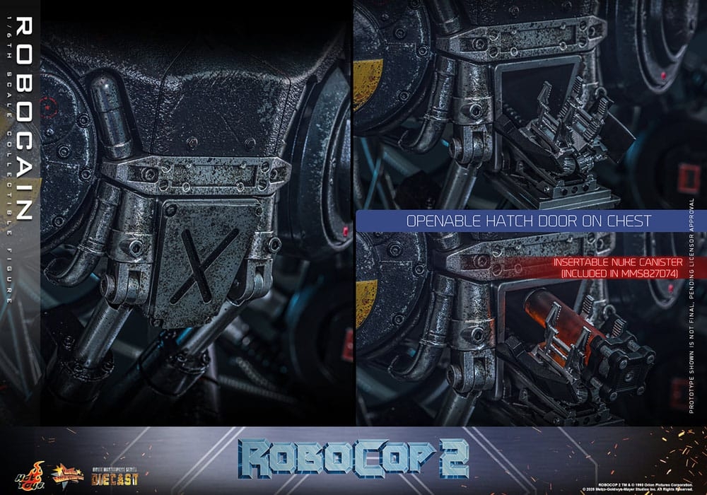 Robocain by Hot Toys - Robocop 2 1/6 scale action figure - Reference MMS828D75