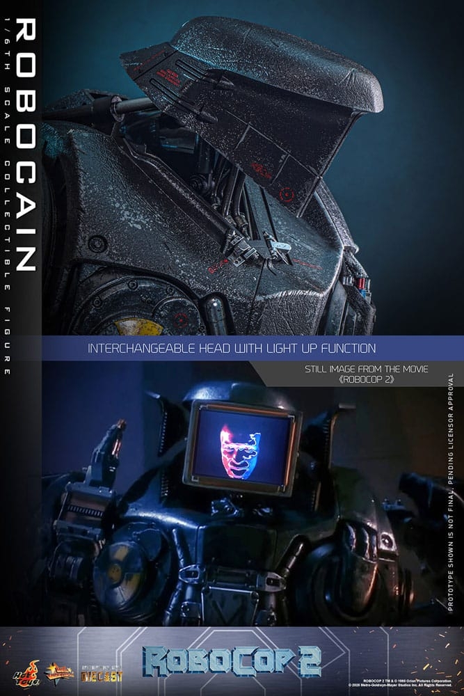 Robocain par Hot Toys - figurine 1/6 Robocop 2 de 40 cm - Reference MMS828D75