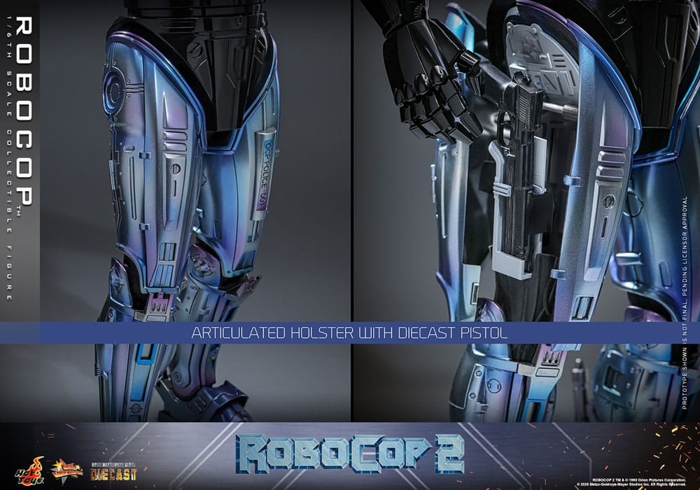 Robocop par Hot Toys - figurine 1/6 Robocop 2 de 30 cm - Reference MMS827D74
