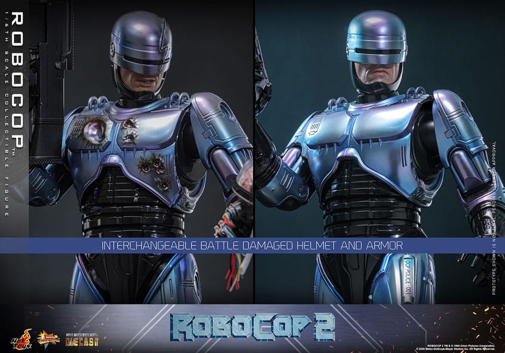 Robocop par Hot Toys - figurine 1/6 Robocop 2 de 30 cm - Reference MMS827D74