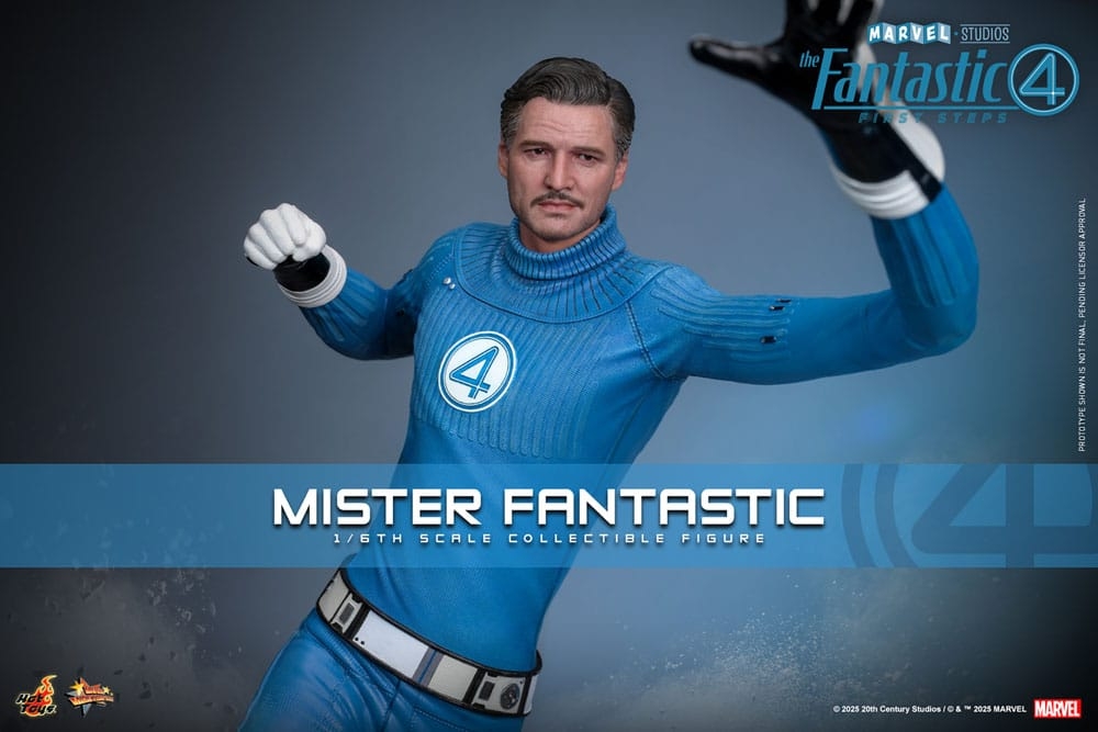 Mister Fantastic par Hot Toys - figurine 1/6 Les 4 Fantastiques : Premiers Pas de 30 cm - Reference MMS821