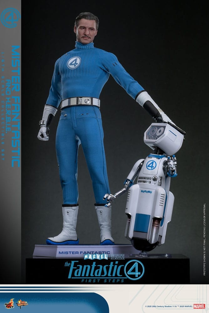 Mister Fantastic Deluxe par Hot Toys - figurine 1/6 Les 4 Fantastiques : Premiers Pas de 30 cm - Reference MMS822