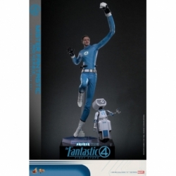 Mister Fantastic van Hot Toys Deluxe version - Fantastic 4: First Steps 1/6 schaal actiefiguur - MMS822