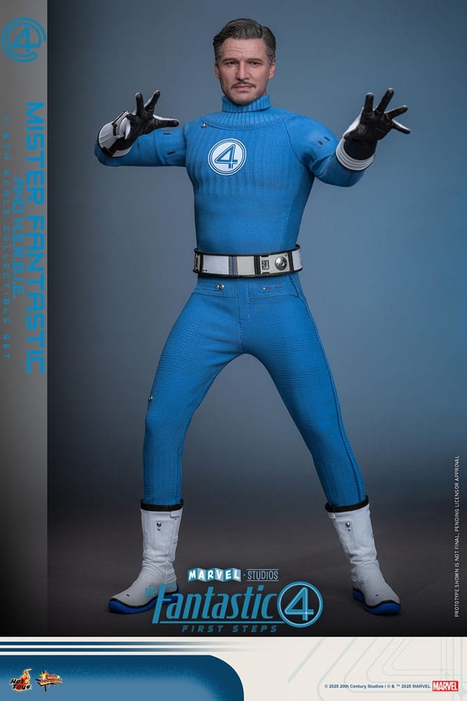 Mister Fantastic Deluxe par Hot Toys - figurine 1/6 Les 4 Fantastiques : Premiers Pas de 30 cm - Reference MMS822