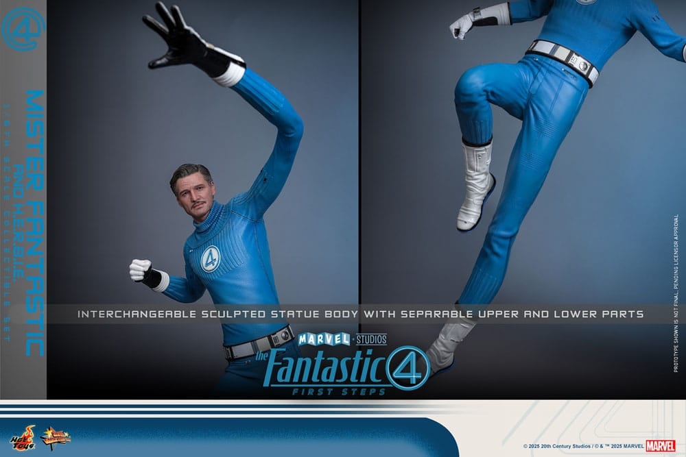 Mister Fantastic Deluxe par Hot Toys - figurine 1/6 Les 4 Fantastiques : Premiers Pas de 30 cm - Reference MMS822