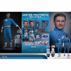 Mister Fantastic van Hot Toys Deluxe version - Fantastic 4: First Steps 1/6 schaal actiefiguur - MMS822